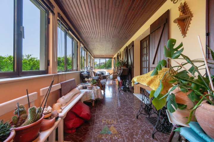 Glazed veranda sunroom with garden views